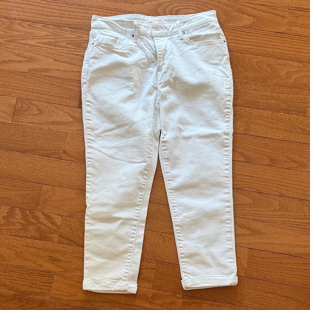 Women's Levi’s White cropped Jeans
